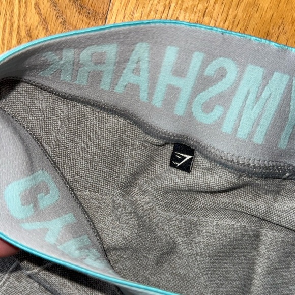 Gymshark Gray and Teal Leggings - Picture 2 of 7